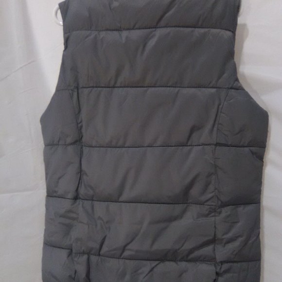 Old Navy Jacket & Coat Kids Quilted Puffer Vest Color Gray Size 6/7 - Picture 4 of 6